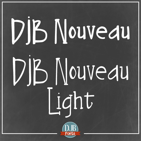 DJB Nouveau Light font