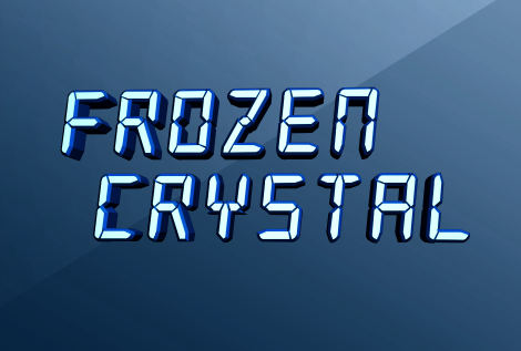 Frozen Crystal Leftalic font
