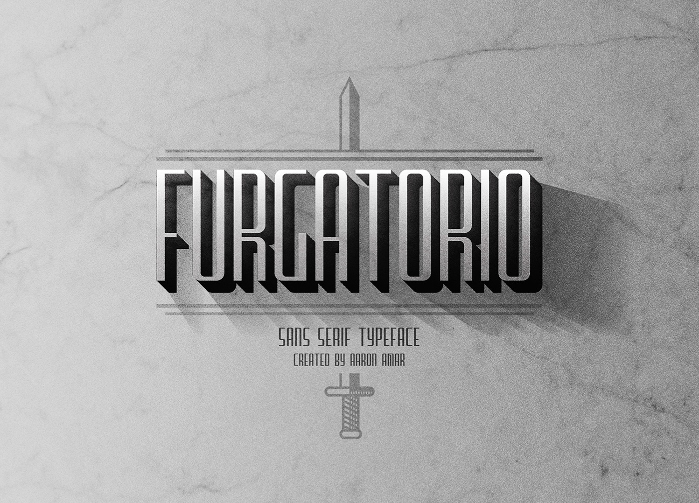 Furgatorio Sans Titling font