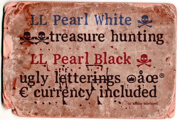 LLPearlBlack font