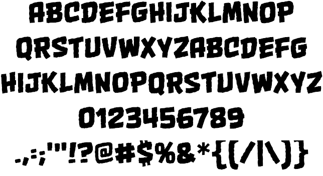OneTwoPunch BB font