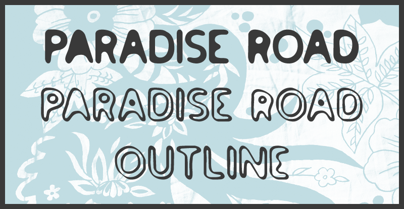 Paradise Road font
