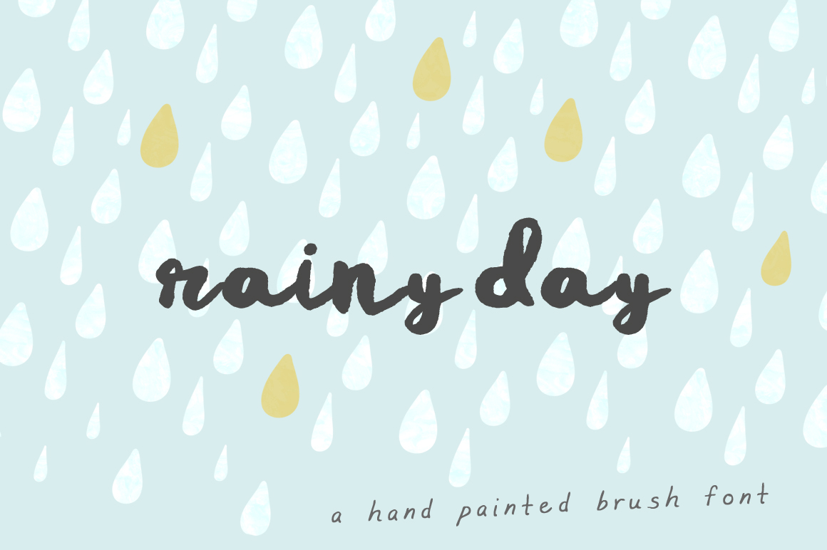 Rainy Day font