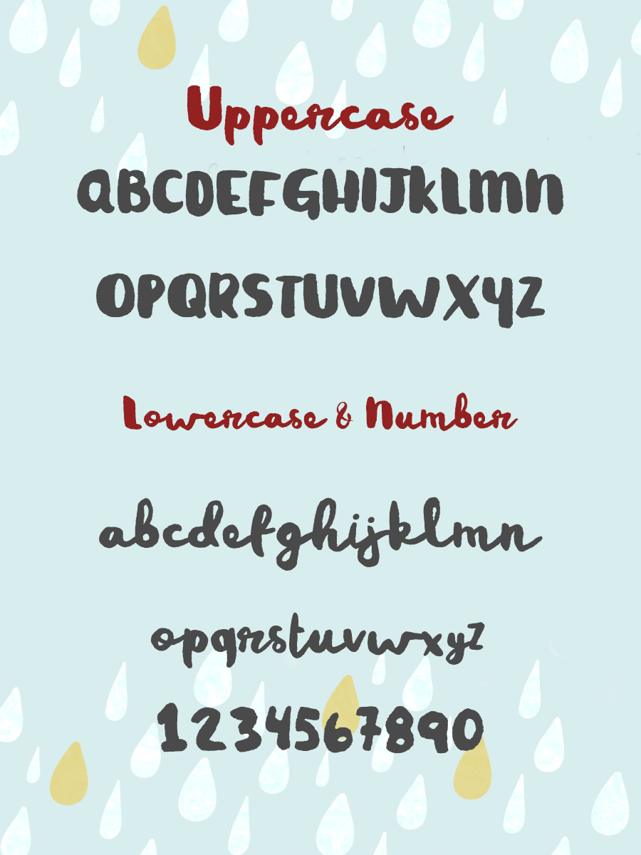 Rainy Day font