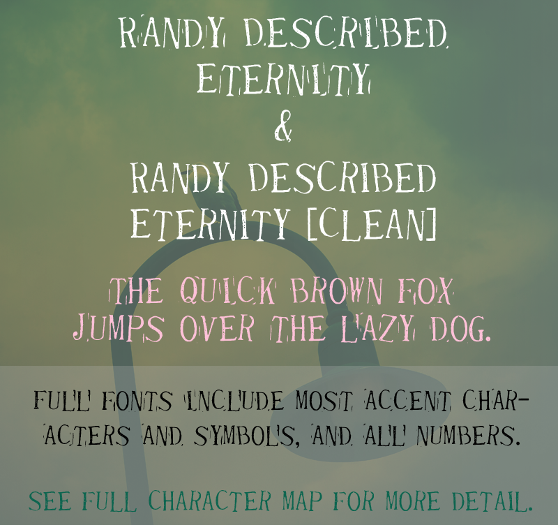Randy Described Eternity (Demo) font