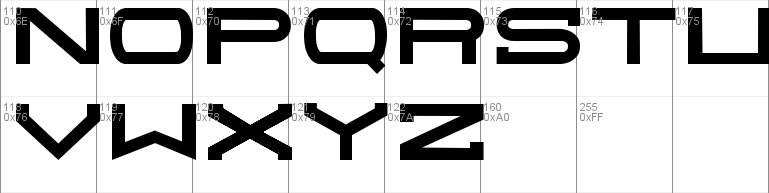 Sprawl font
