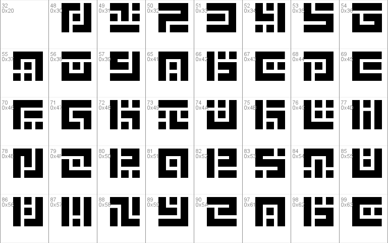 Symvola font