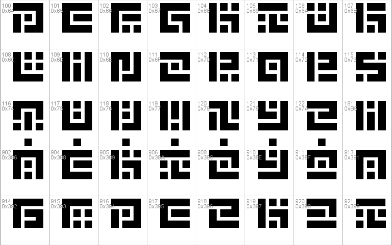 Symvola font