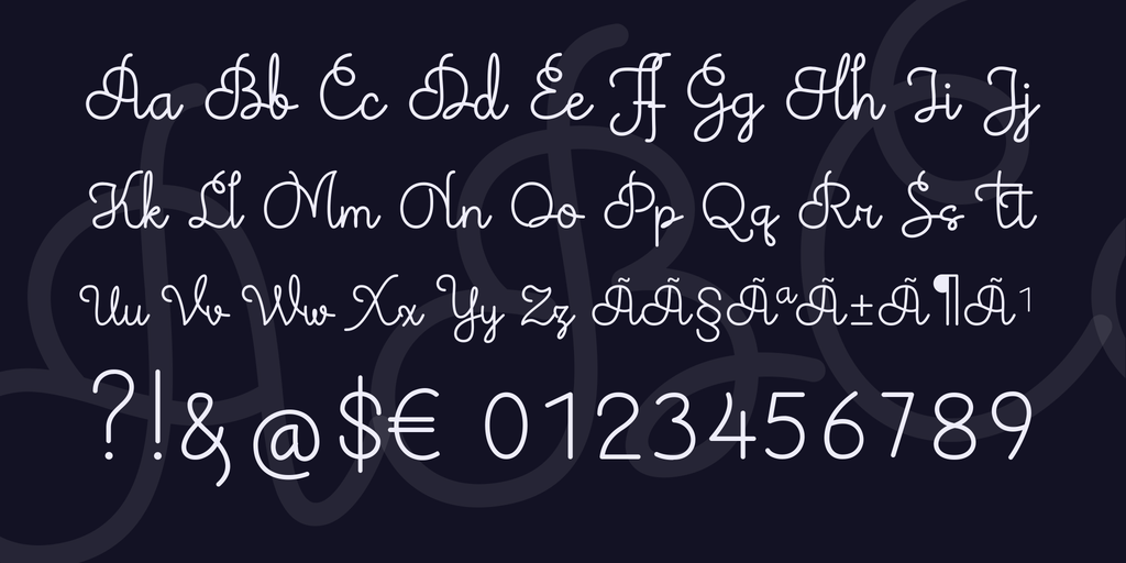 Theodista Decally font