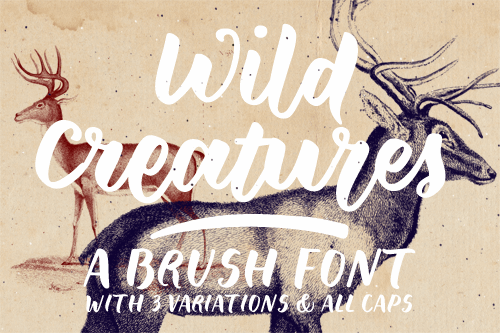 Wild Creatures Sample font