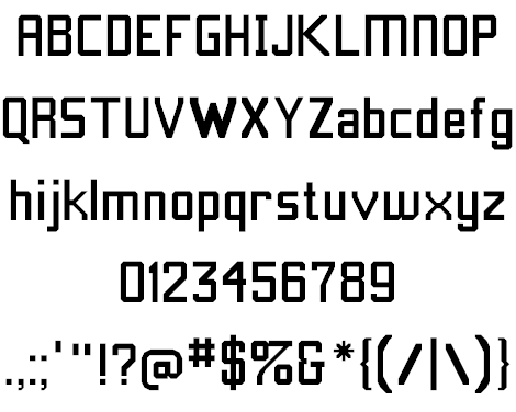 Anthem font