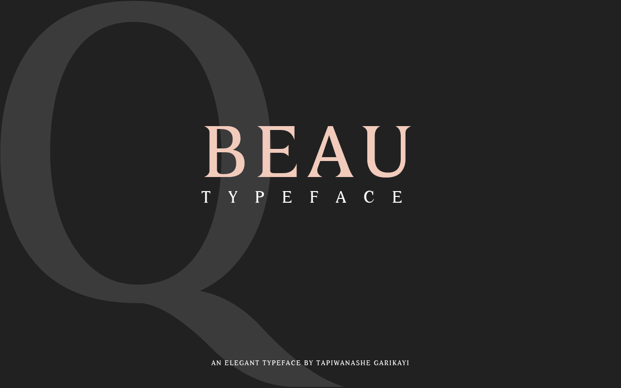 Beau font