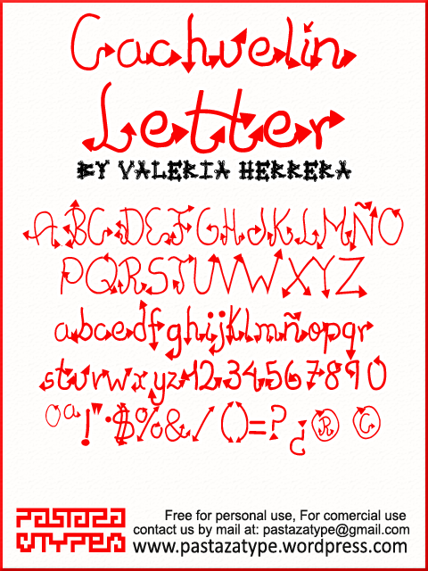 Cachuelin Letter font