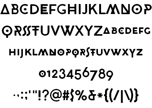 CocoBikeR font