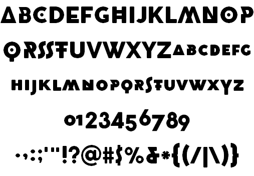 CocoBikeR font