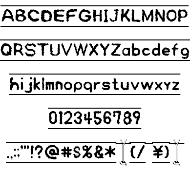 DH O-Ne-Sho font