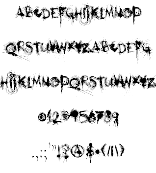 DK Mothman font