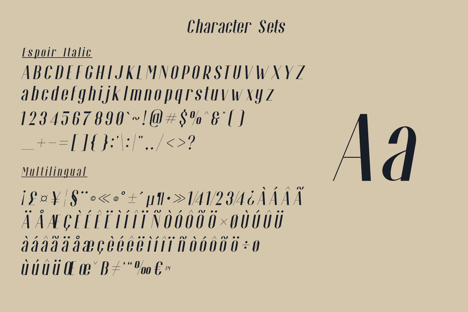 Espoir font