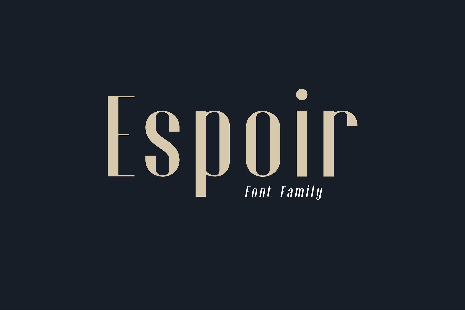 Espoir font