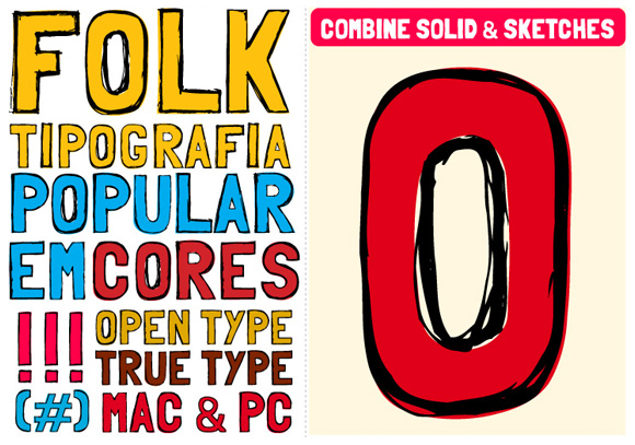 Folk font