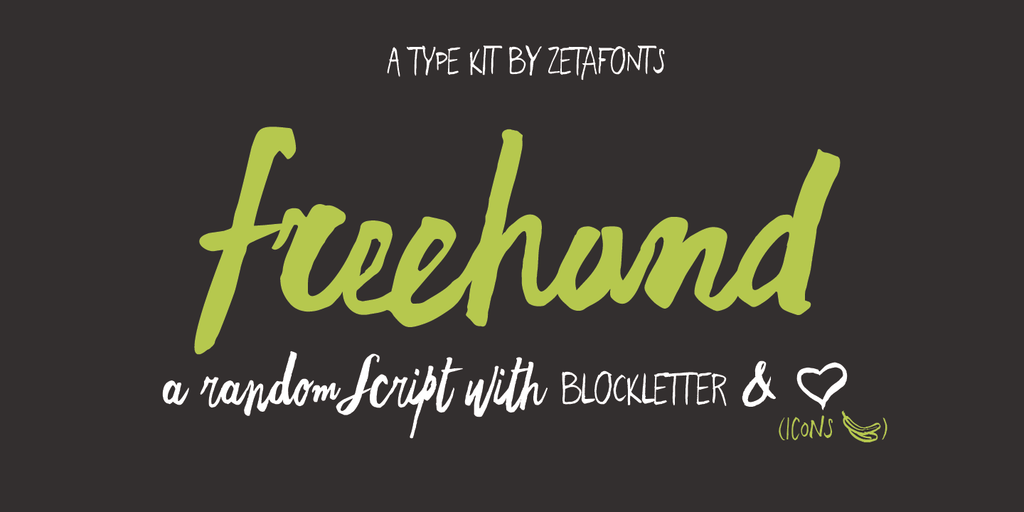 Freehand Script font