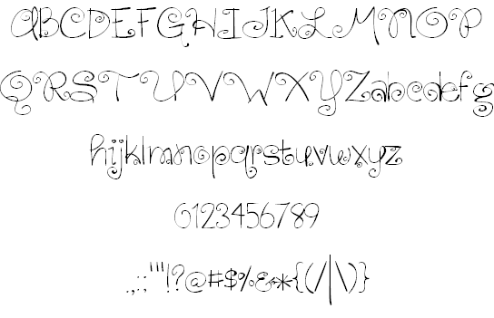 Gingersnaps font