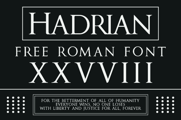 Hadrian font