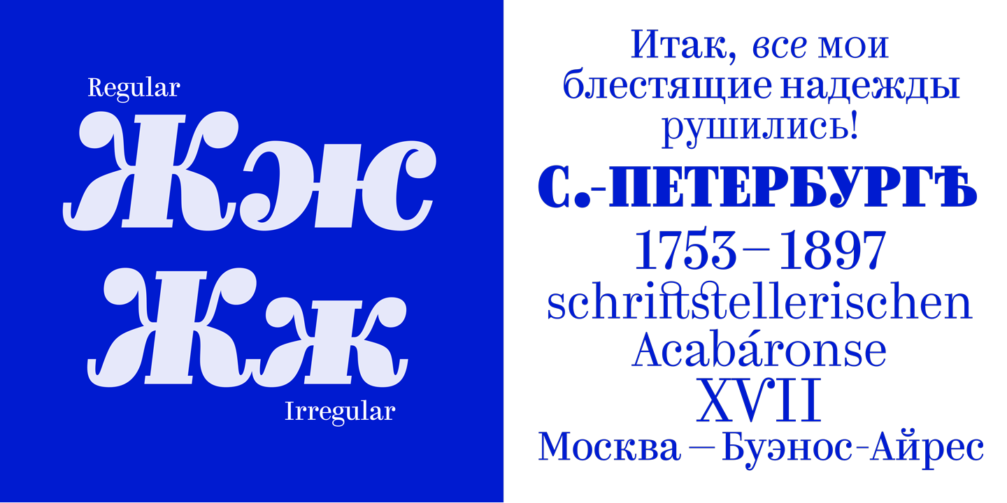 Kazimir-Regular font