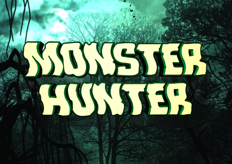 Monster Hunter Staggered Rotalic font
