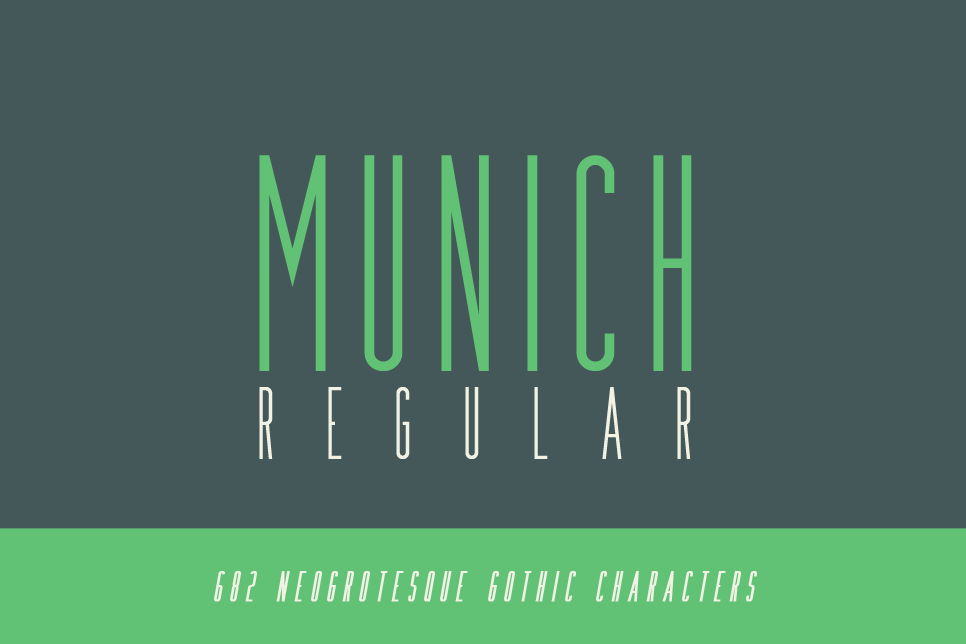 Munich Demo font