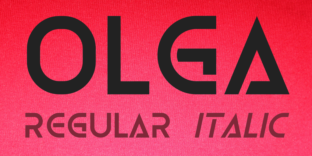 Olga font