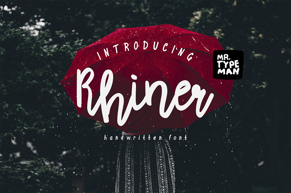 Rhiner font