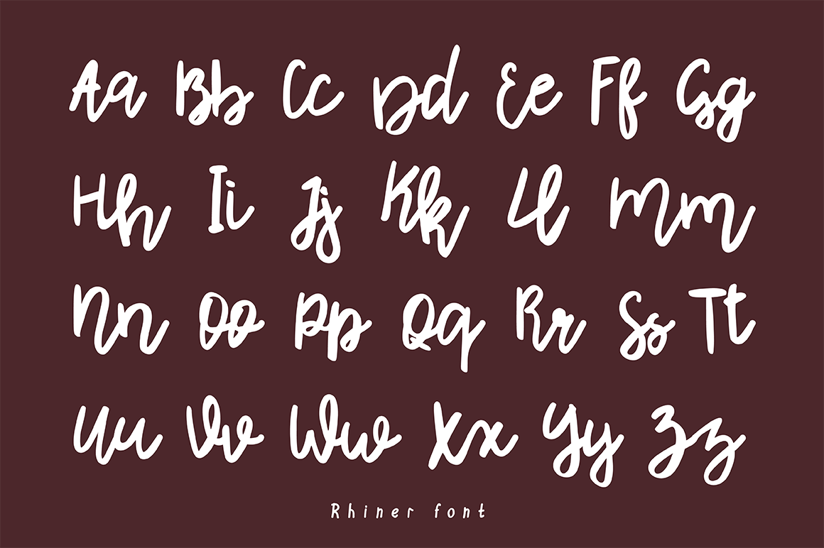 Rhiner font