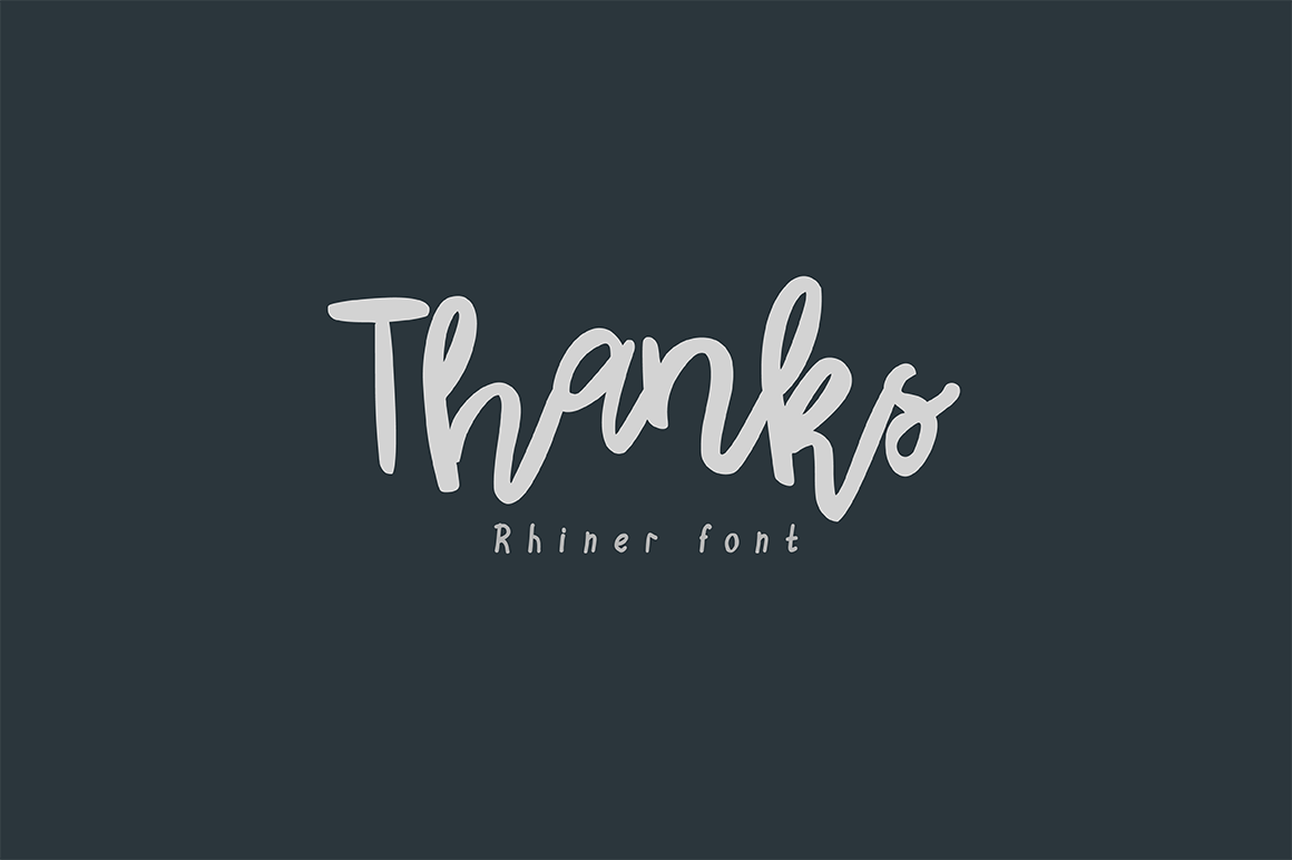 Rhiner font