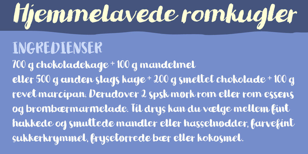 Romkugle DEMO font