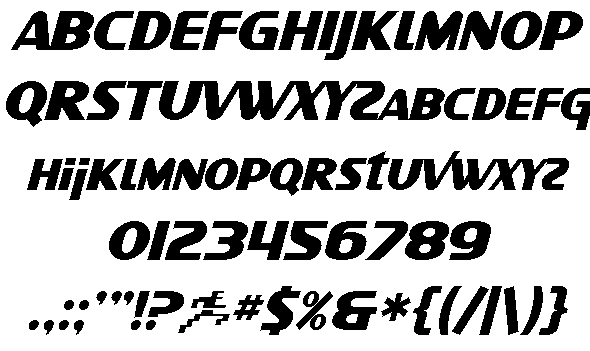 SF Intellivised Extended font