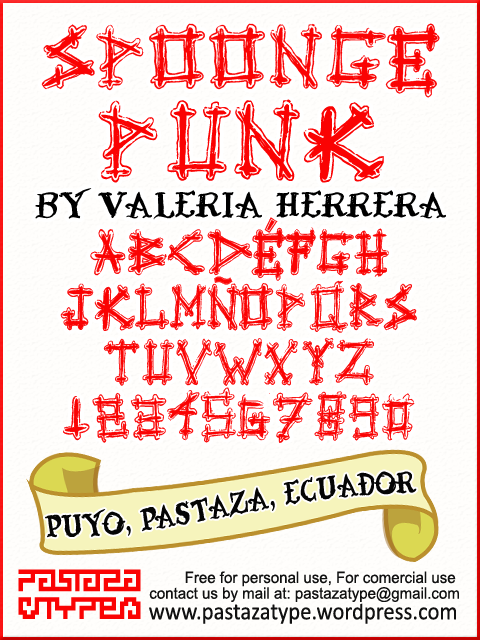 Spoonge Punk font