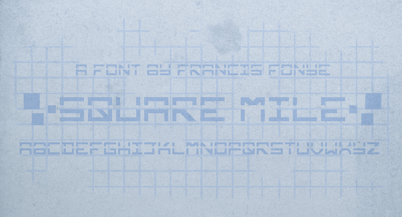 Square Mile font