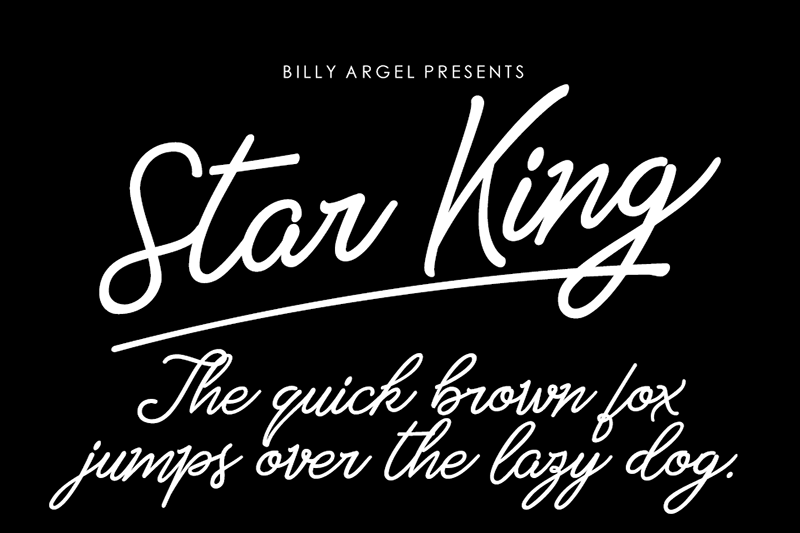 Star King font