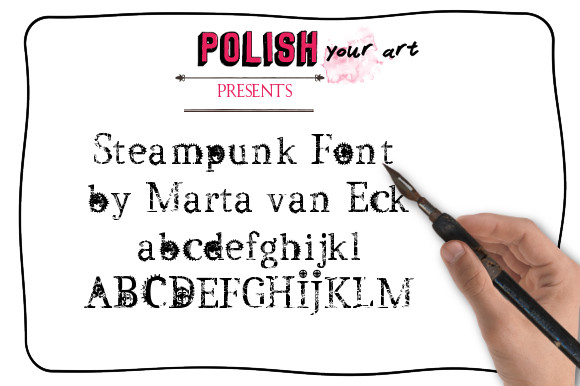 Steampunk DEMO by Marta van Eck font