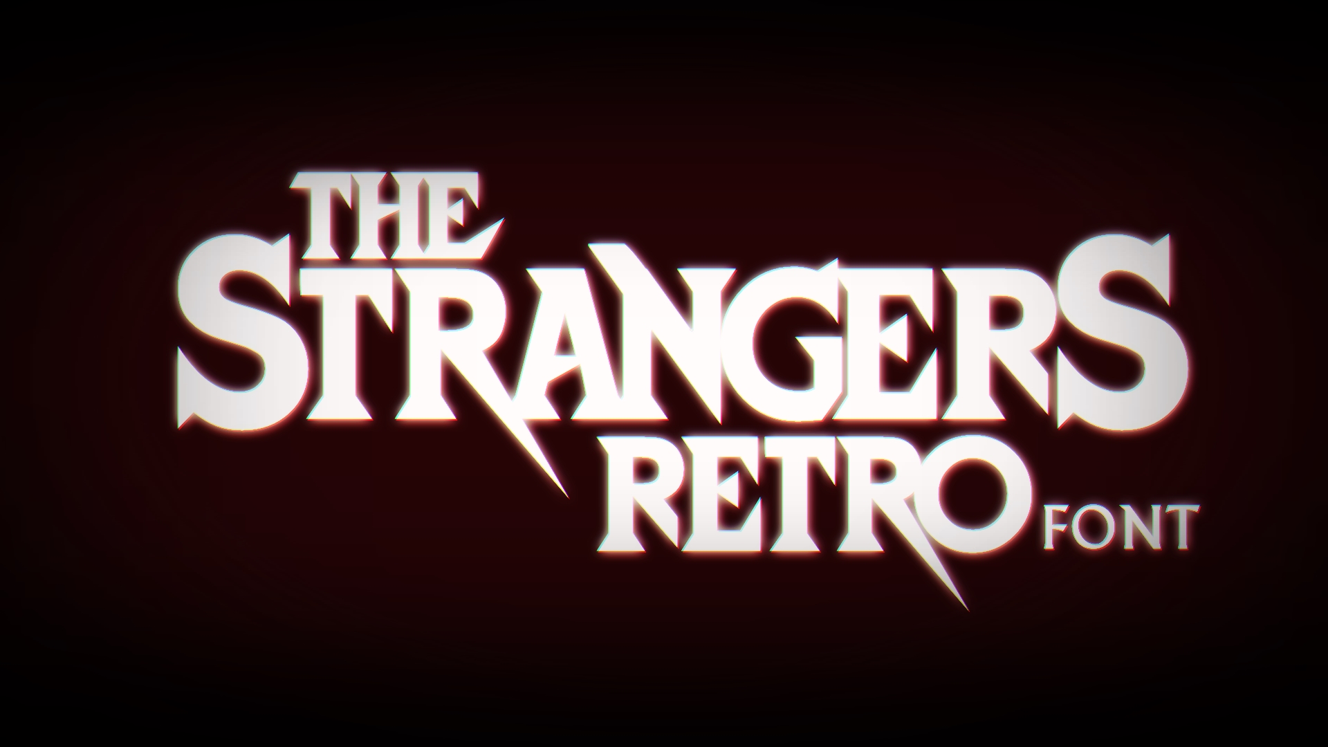 StrangersRetro font