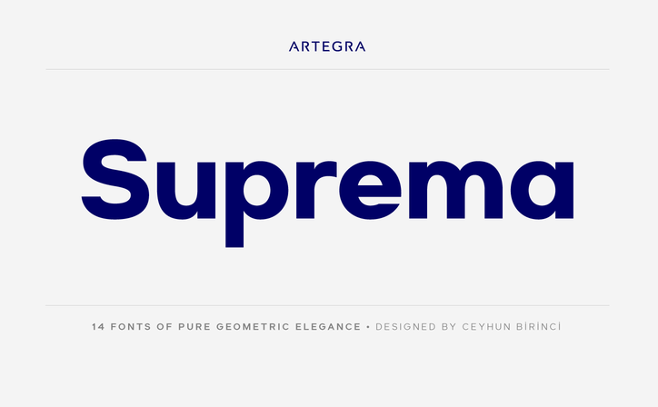 Suprema font