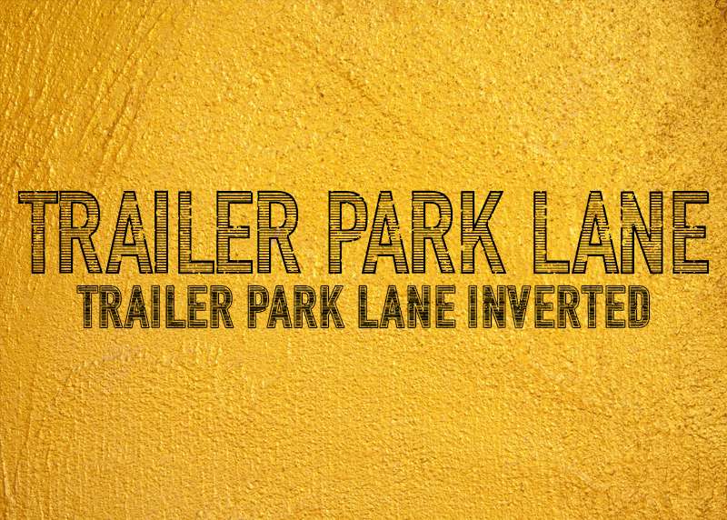 Trailer Park Lane font