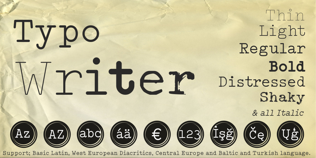 Typo Writer Demo font