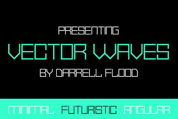 Vector Waves font