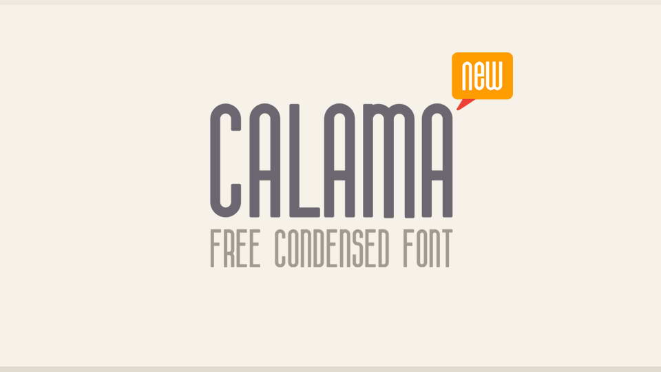 Calama font