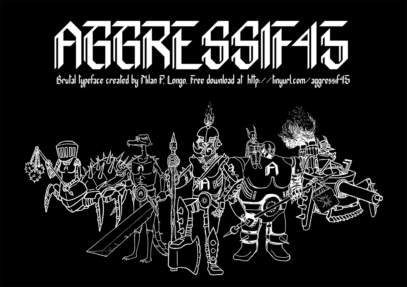 Aggressif font