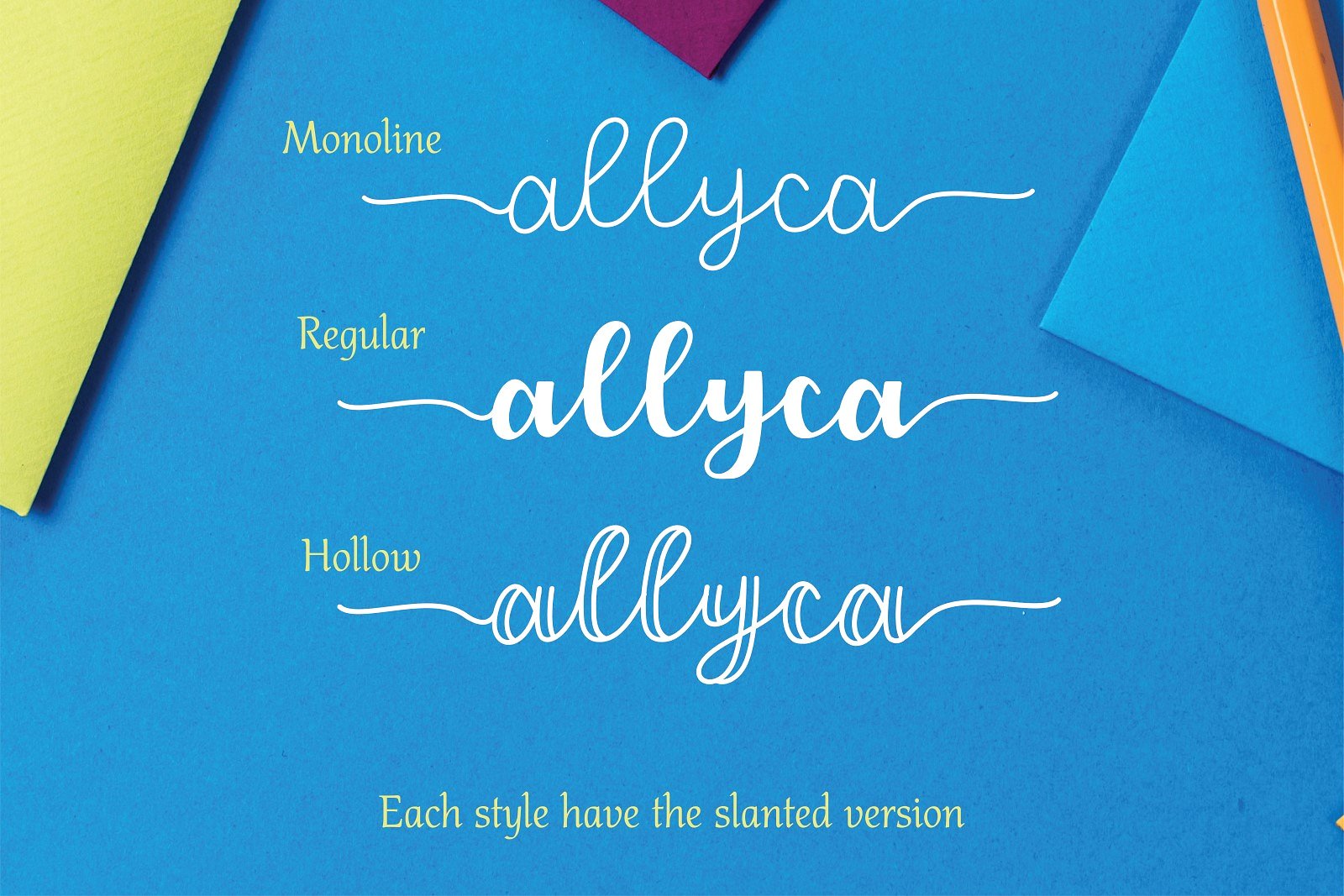 Allyca Regular font