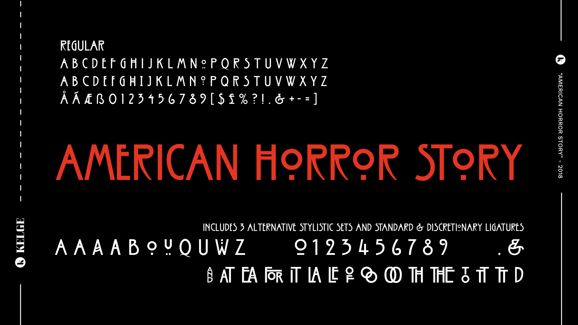 American Horror Story font