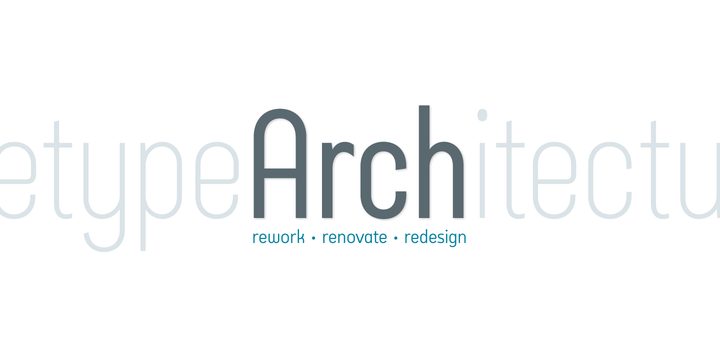 Arch font